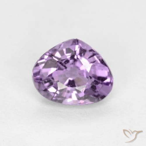 0.39ct 天然 ミディアムバイオレット サファイア, 洋梨の形, VVS-VS