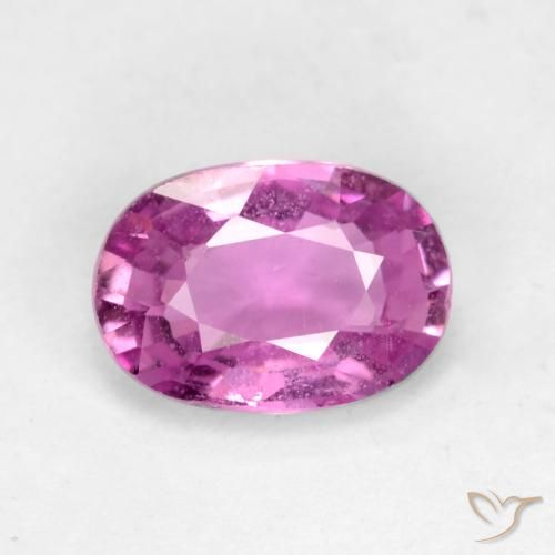 0.67ct 天然 ディープピンク サファイア, 楕円形, VVS-VS