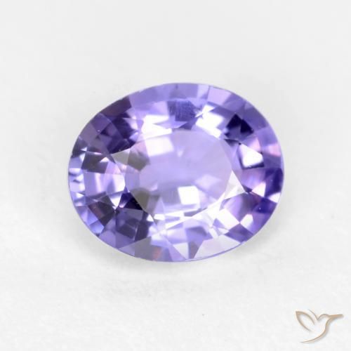 0.48ct 天然 ピンクがかったバイオレット サファイア, 楕円形, VS