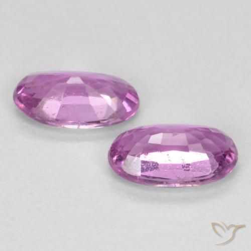 Shop natural 0.53ct ミディアム薄いパープル サファイア gems, 楕円形, from タンザニア at GemSelect. In stock, global shipping!