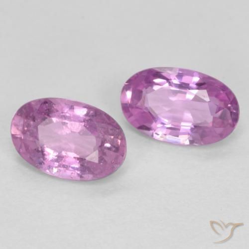 Shop natural 0.60ct ミディアム薄いパープル サファイア gems, 楕円形, from タンザニア at GemSelect. In stock, global shipping!