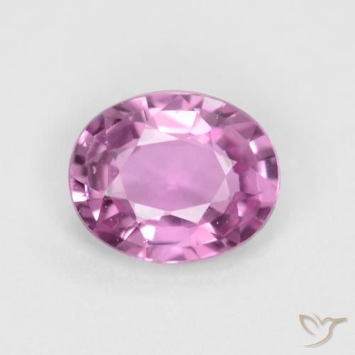 0.41ct 天然 濃い紫 サファイア, 楕円形, VVS-VS