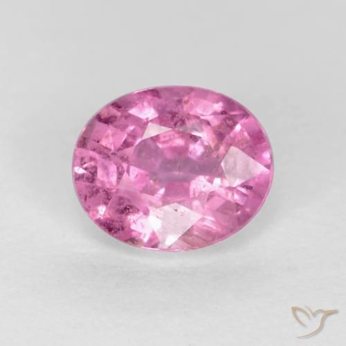 0.43ct 天然 濃いピンク サファイア, 楕円形, VS-SI