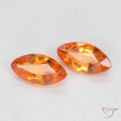 Shop natural 0.37ct ミディアムオレンジ サファイア gems, マーキーズ, from タンザニア at GemSelect. In stock, global shipping!