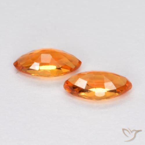 Shop natural 0.37ct ミディアムオレンジ サファイア gems, マーキーズ, from タンザニア at GemSelect. In stock, global shipping!
