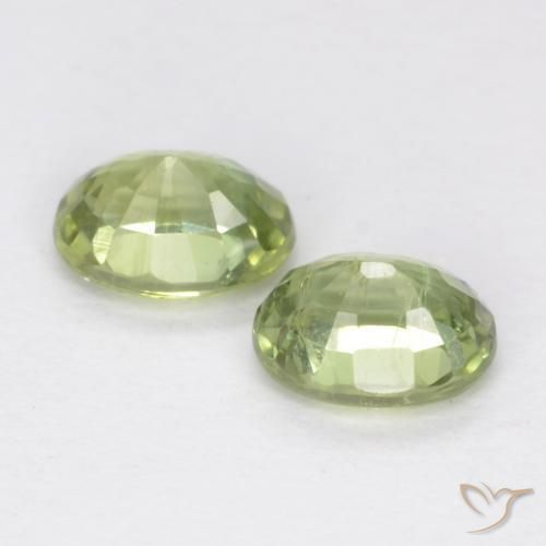 Shop natural 0.56ct ウォームグリーン サファイア gems, 楕円形, from タンザニア at GemSelect. In stock, global shipping!