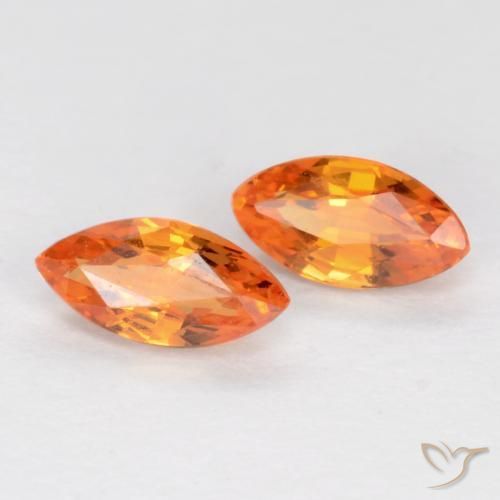 Shop natural 0.42ct 鮮やかなオレンジ サファイア gems, マーキーズ, from タンザニア at GemSelect. In stock, global shipping!