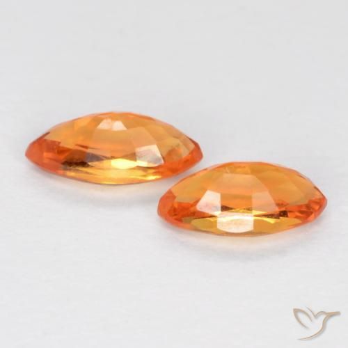 Shop natural 0.42ct 鮮やかなオレンジ サファイア gems, マーキーズ, from タンザニア at GemSelect. In stock, global shipping!