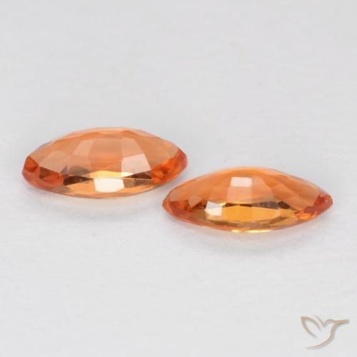 Shop natural 0.38ct 鮮やかなオレンジ サファイア gems, マーキーズ, from タンザニア at GemSelect. In stock, global shipping!