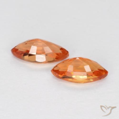 Shop natural 0.39ct 鮮やかなオレンジ サファイア gems, マーキーズ, from タンザニア at GemSelect. In stock, global shipping!