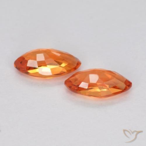 Shop natural 0.40ct ファイアオレンジ サファイア gems, マーキーズ, from タンザニア at GemSelect. In stock, global shipping!