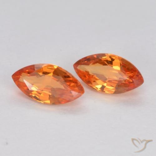 Shop natural 0.39ct ミディアムオレンジ サファイア gems, マーキーズ, from タンザニア at GemSelect. In stock, global shipping!