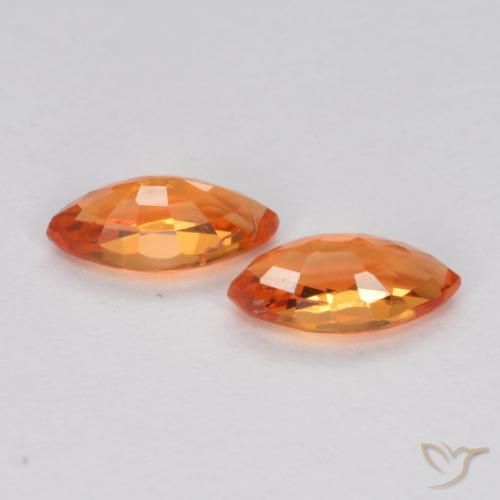 Shop natural 0.39ct ミディアムオレンジ サファイア gems, マーキーズ, from タンザニア at GemSelect. In stock, global shipping!