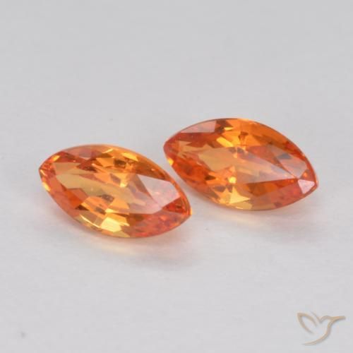 Shop natural 0.42ct ファイアオレンジ サファイア gems, マーキーズ, from タンザニア at GemSelect. In stock, global shipping!