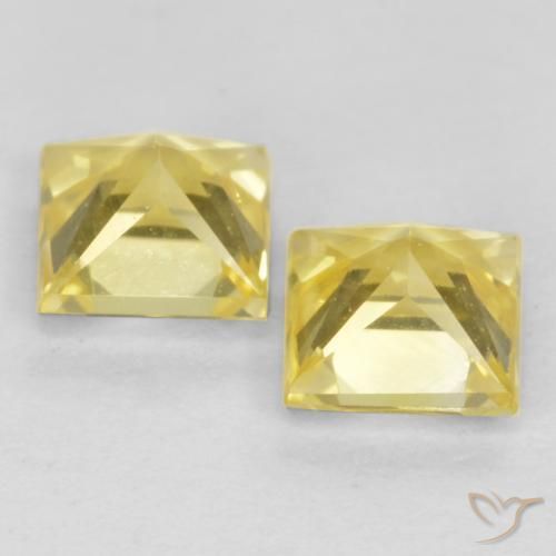 Shop natural 0.68ct トスカーナイエロー サファイア gems, 四角形, from タンザニア at GemSelect. In stock, global shipping!