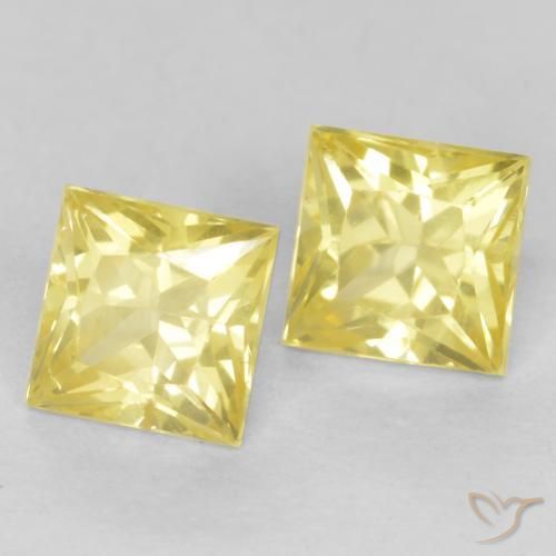 Shop natural 0.59ct トスカーナイエロー サファイア gems, 四角形, from タンザニア at GemSelect. In stock, global shipping!