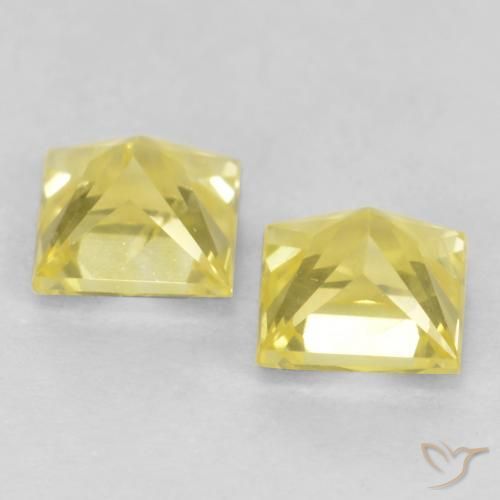 Shop natural 0.59ct トスカーナイエロー サファイア gems, 四角形, from タンザニア at GemSelect. In stock, global shipping!