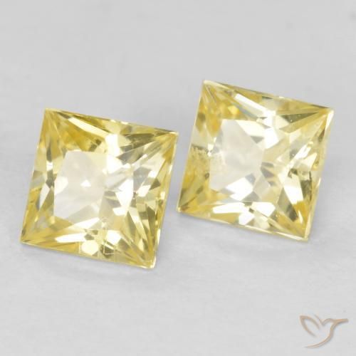 Shop natural 0.70ct ミディアム薄いイエロー サファイア gems, 四角形, from タンザニア at GemSelect. In stock, global shipping!