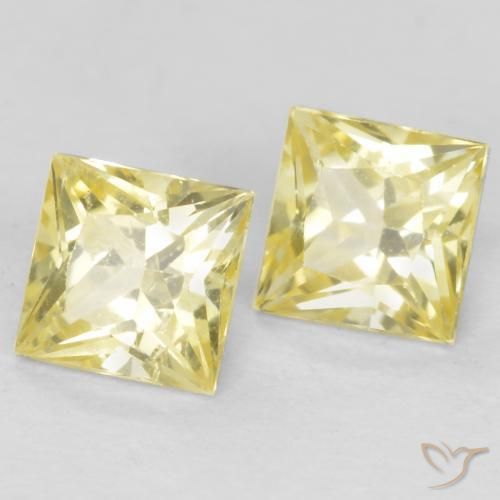 Shop natural 0.63ct ミディアム薄いイエロー サファイア gems, 四角形, from タンザニア at GemSelect. In stock, global shipping!