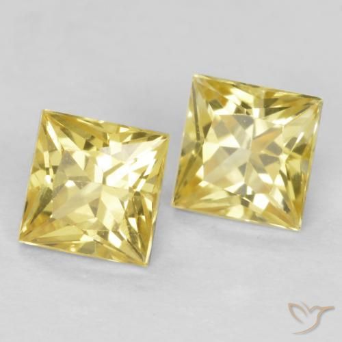 Shop natural 0.78ct トスカーナイエロー サファイア gems, 四角形, from タンザニア at GemSelect. In stock, global shipping!