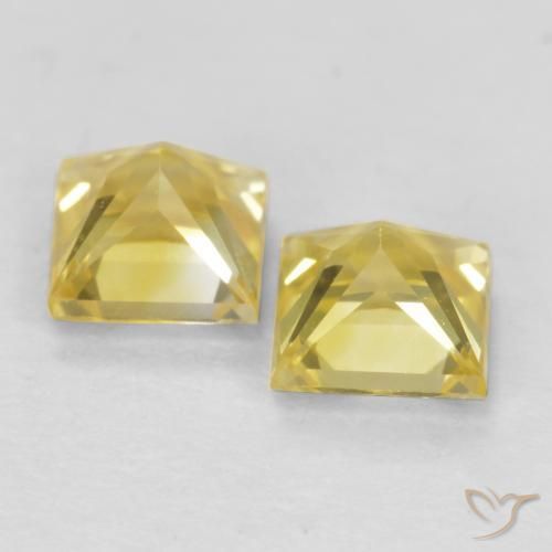 Shop natural 0.78ct トスカーナイエロー サファイア gems, 四角形, from タンザニア at GemSelect. In stock, global shipping!