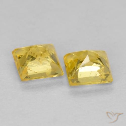 Shop natural 0.59ct トスカーナイエロー サファイア gems, 四角形, from タンザニア at GemSelect. In stock, global shipping!