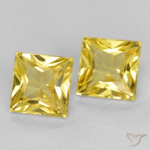 Shop natural 0.58ct トスカーナイエロー サファイア gems, 四角形, from タンザニア at GemSelect. In stock, global shipping!
