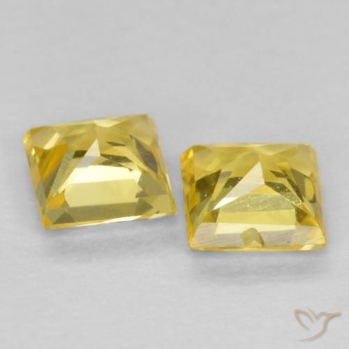 Shop natural 0.58ct トスカーナイエロー サファイア gems, 四角形, from タンザニア at GemSelect. In stock, global shipping!