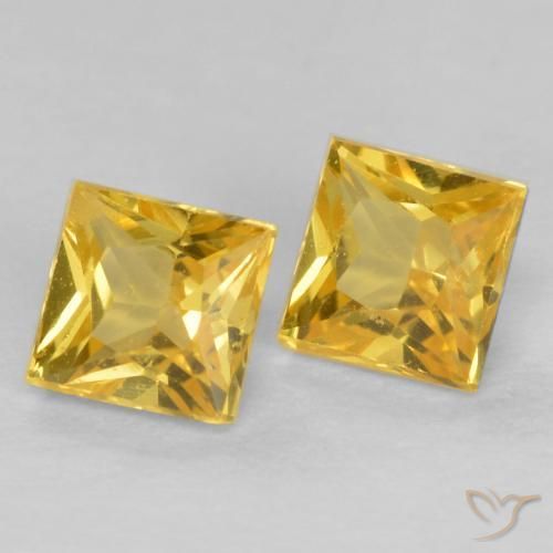 Shop natural 0.58ct 深い黄色 サファイア gems, 四角形, from タンザニア at GemSelect. In stock, global shipping!