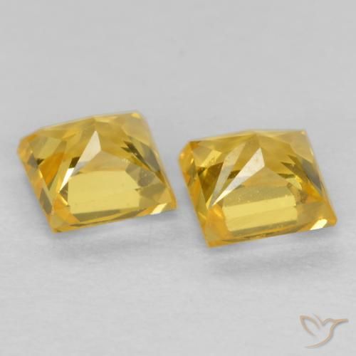 Shop natural 0.58ct 深い黄色 サファイア gems, 四角形, from タンザニア at GemSelect. In stock, global shipping!