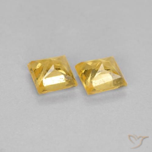 Shop natural 0.48ct ゴールド サファイア gems, 四角形, from タンザニア at GemSelect. In stock, global shipping!
