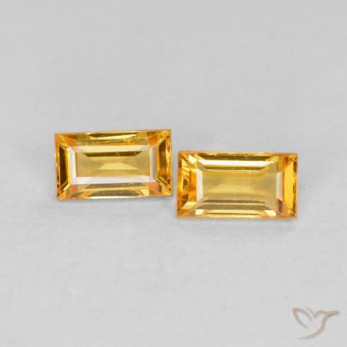 Shop natural 0.50ct 濃いゴールデンオレンジ サファイア gems, バゲット, from タンザニア at GemSelect. In stock, global shipping!