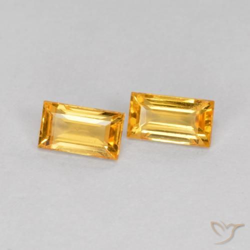 Shop natural 0.48ct 濃いゴールデンオレンジ サファイア gems, バゲット, from タンザニア at GemSelect. In stock, global shipping!