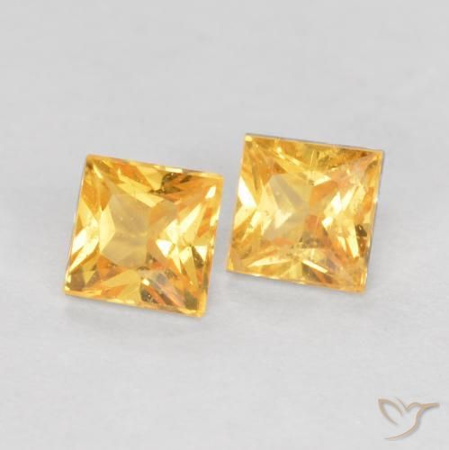 Shop natural 0.50ct ミディアムゴールド サファイア gems, 四角形, from タンザニア at GemSelect. In stock, global shipping!