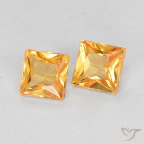 Shop natural 0.49ct ミディアムゴールド サファイア gems, 四角形, from タンザニア at GemSelect. In stock, global shipping!