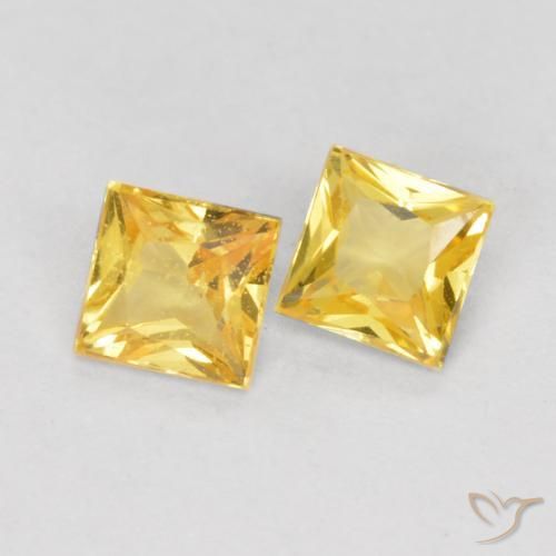 Shop natural 0.47ct トスカーナイエロー サファイア gems, 四角形, from タンザニア at GemSelect. In stock, global shipping!