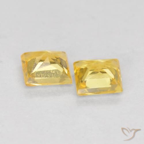 Shop natural 0.47ct トスカーナイエロー サファイア gems, 四角形, from タンザニア at GemSelect. In stock, global shipping!