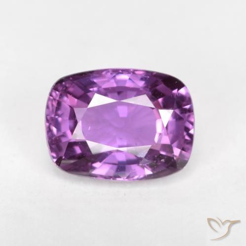 1.34ct 天然 エレクトリックパープル サファイア, クッション, VS