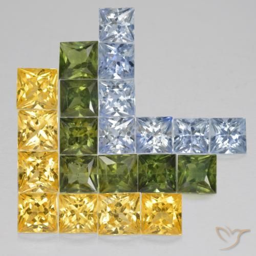 Shop natural 4.18ct マルチカラー サファイア gems, 四角形, from タンザニア at GemSelect. In stock, global shipping!