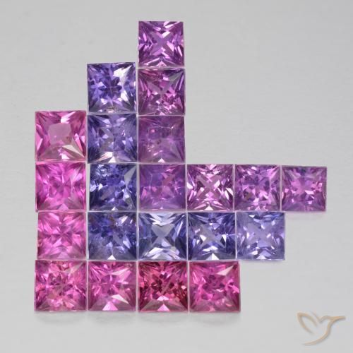 Shop natural 2.78ct マルチカラー サファイア gems, 四角形, from タンザニア at GemSelect. In stock, global shipping!