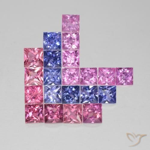 Shop natural 1.92ct マルチカラー サファイア gems, 四角形, from タンザニア at GemSelect. In stock, global shipping!