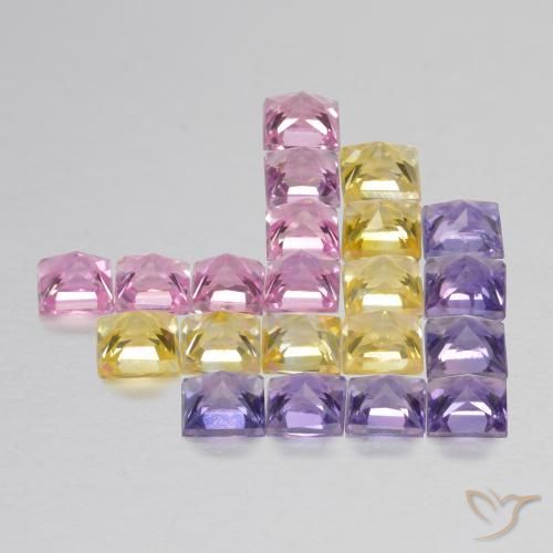 Shop natural 1.43ct マルチカラー サファイア gems, 四角形, from タンザニア at GemSelect. In stock, global shipping!