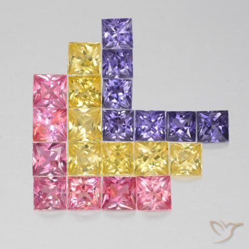 Shop natural 1.88ct マルチカラー サファイア gems, 四角形, from タンザニア at GemSelect. In stock, global shipping!