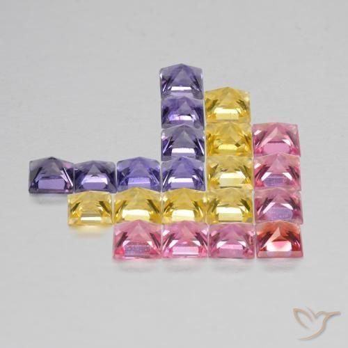 Shop natural 1.88ct マルチカラー サファイア gems, 四角形, from タンザニア at GemSelect. In stock, global shipping!