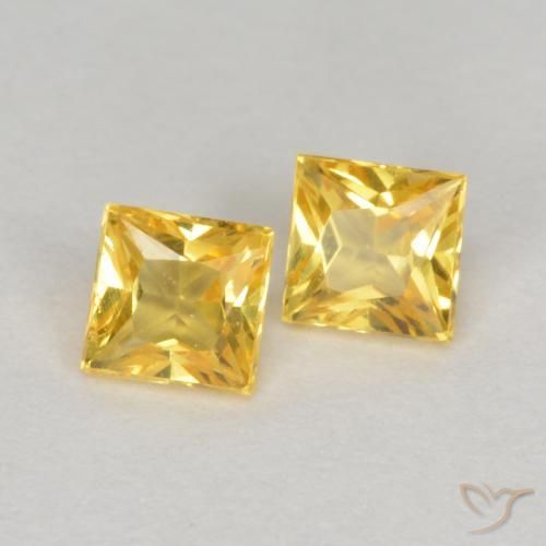 Shop natural 0.51ct ゴールド サファイア gems, 四角形, from タンザニア at GemSelect. In stock, global shipping!