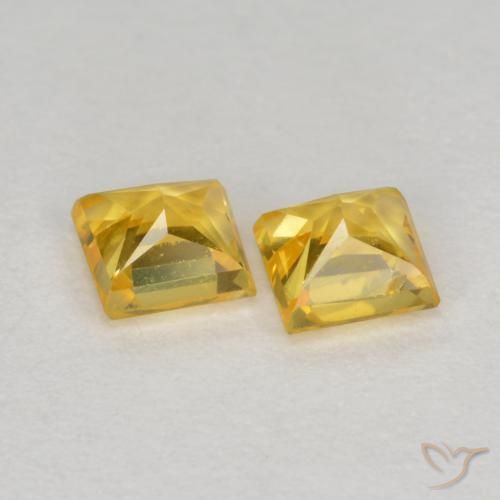 Shop natural 0.51ct ゴールド サファイア gems, 四角形, from タンザニア at GemSelect. In stock, global shipping!