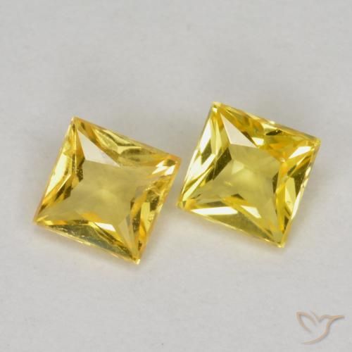 Shop natural 0.46ct イエロー サファイア gems, 四角形, from タンザニア at GemSelect. In stock, global shipping!