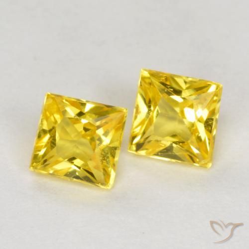 Shop natural 0.54ct イエロー サファイア gems, 四角形, from タンザニア at GemSelect. In stock, global shipping!