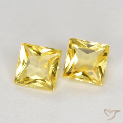 Shop natural 0.50ct トスカーナイエロー サファイア gems, 四角形, from タンザニア at GemSelect. In stock, global shipping!