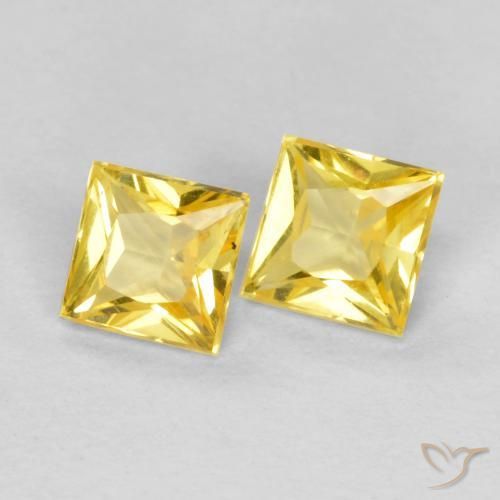 Shop natural 0.48ct トスカーナイエロー サファイア gems, 四角形, from タンザニア at GemSelect. In stock, global shipping!